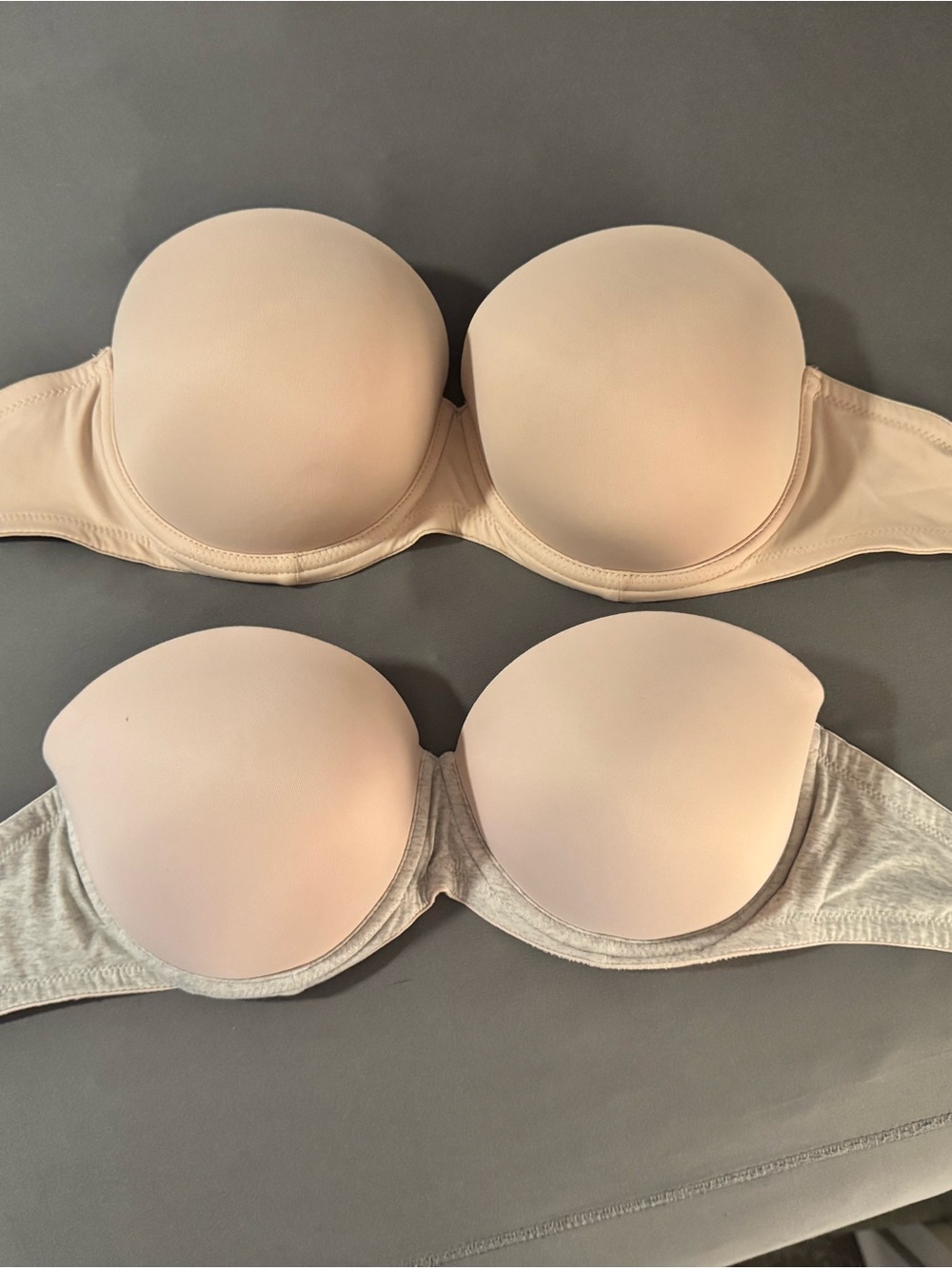 Victoria's Secret Strapless Convertible Bras - Light Beige